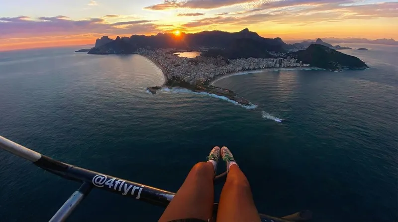 Doorless Helicopter Shoe Selfie Rio Guide